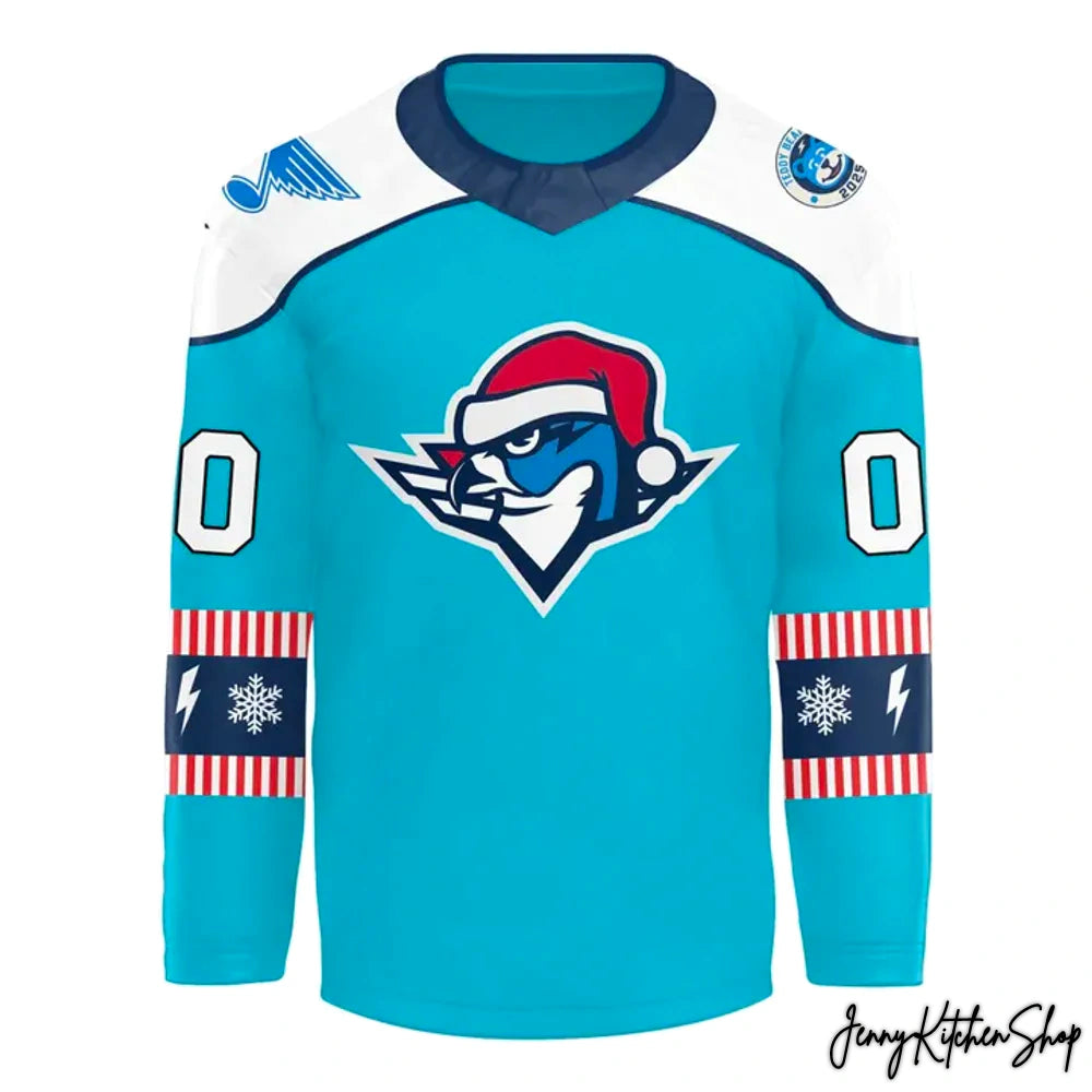 Springfield Thunderbirds Merry Christmas 2025 Hockey Jersey