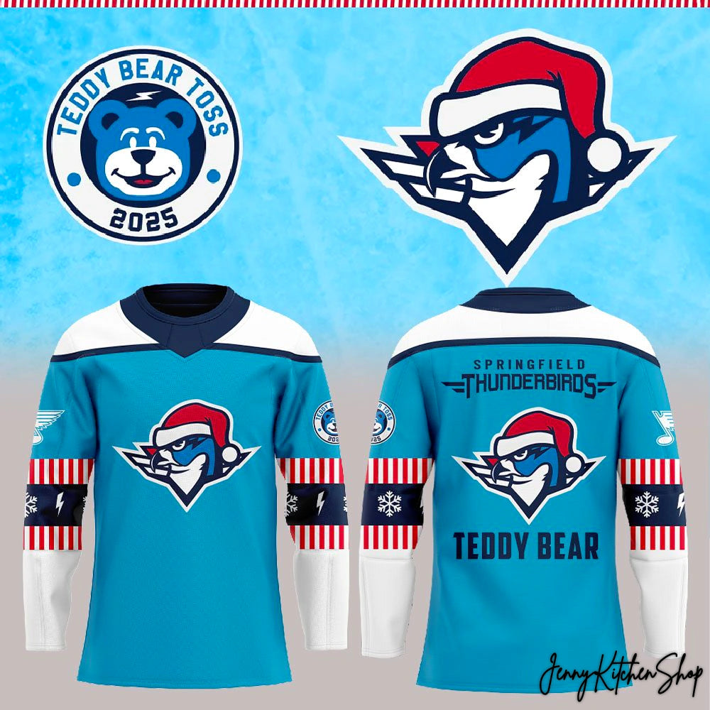 Springfield Thunderbirds Teddy Bear Toss 2025 Limited Hockey Jersey