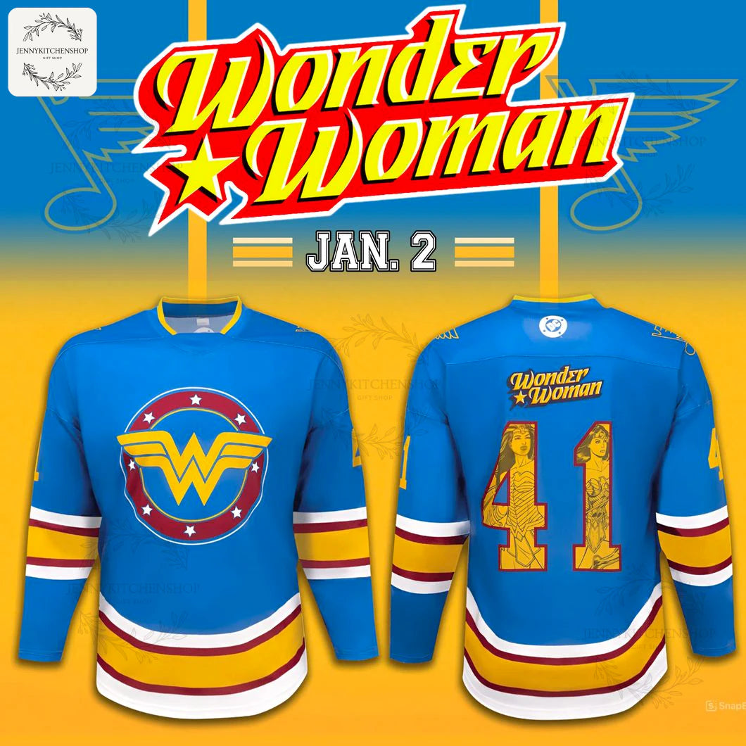 St Louis Blues Super Hero Night Jersey 2025