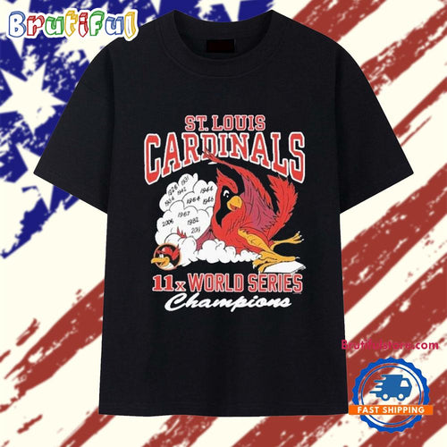 St. Louis Cardinals 11x World Series Champions T Shirt