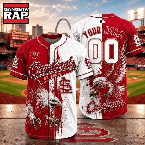 St. Louis Cardinals 2026 MLB Eagle America Personalized Baseball Jersey