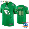 St. Patricks Day Arizona Cardinals Custom Kelly Green Football Jersey
