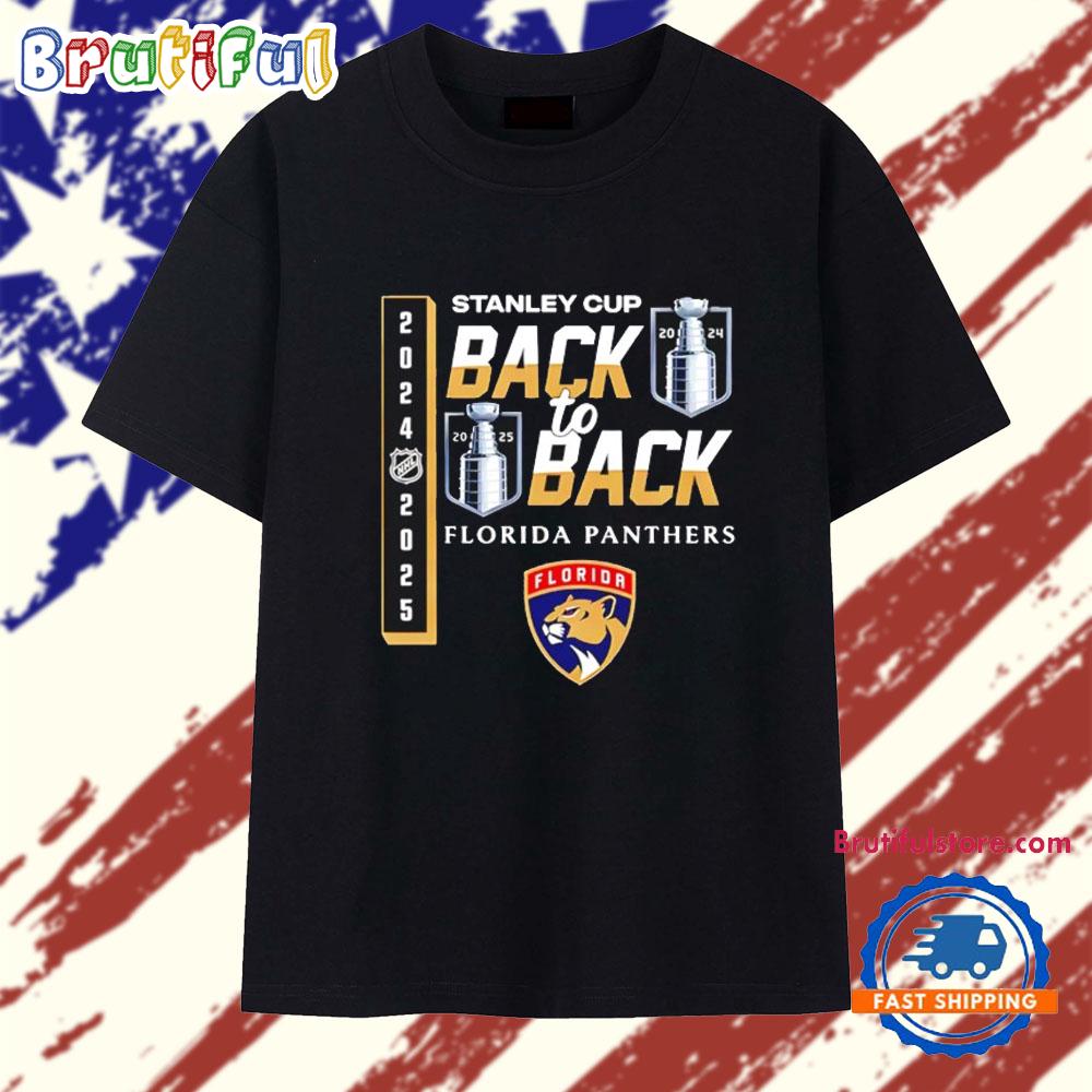 Stanley Cup Champions 2024-2025 Florida Panthers Back to Back T Shirt