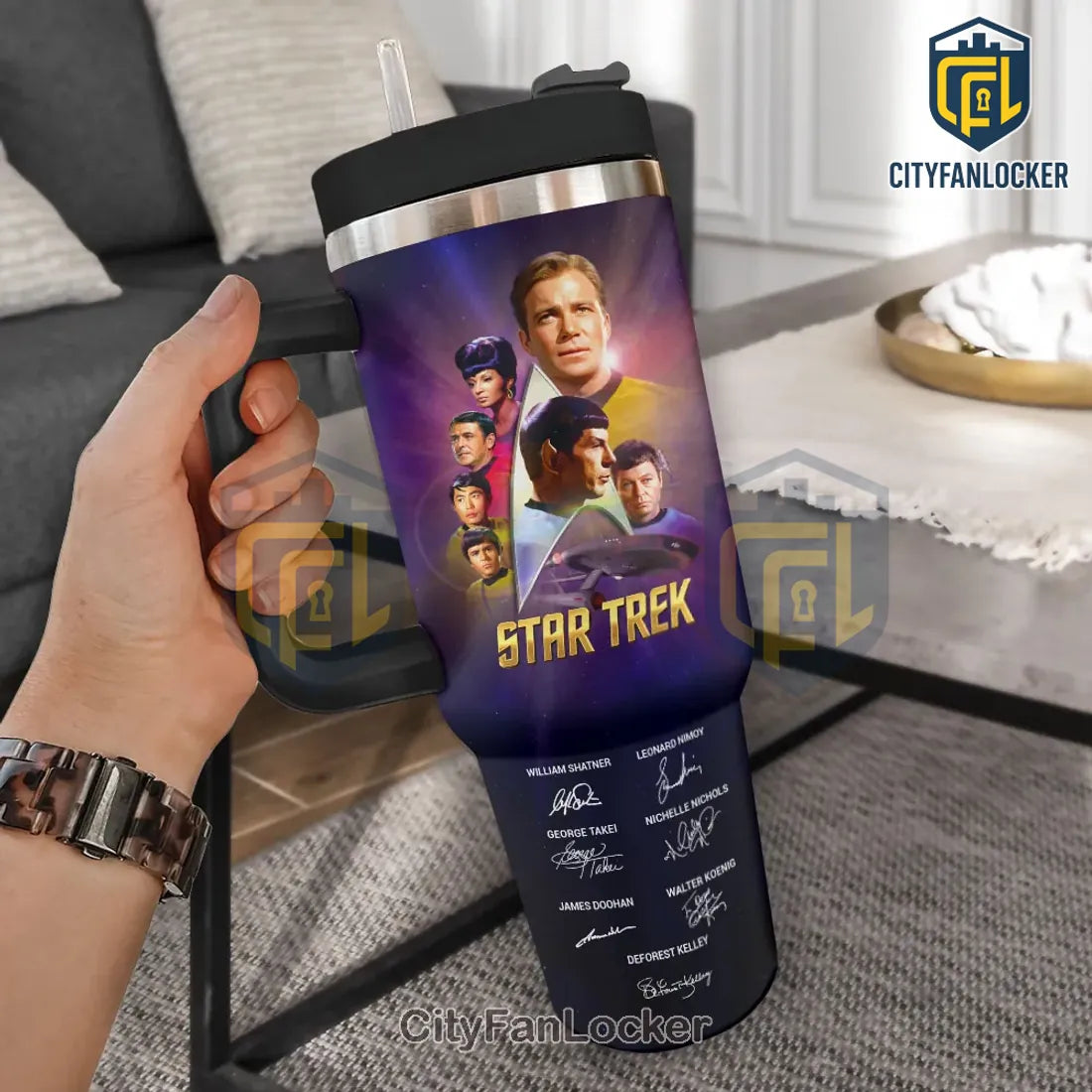 Star Trek 60th Anniversary Personalized Original Series 40oz Tumbler
