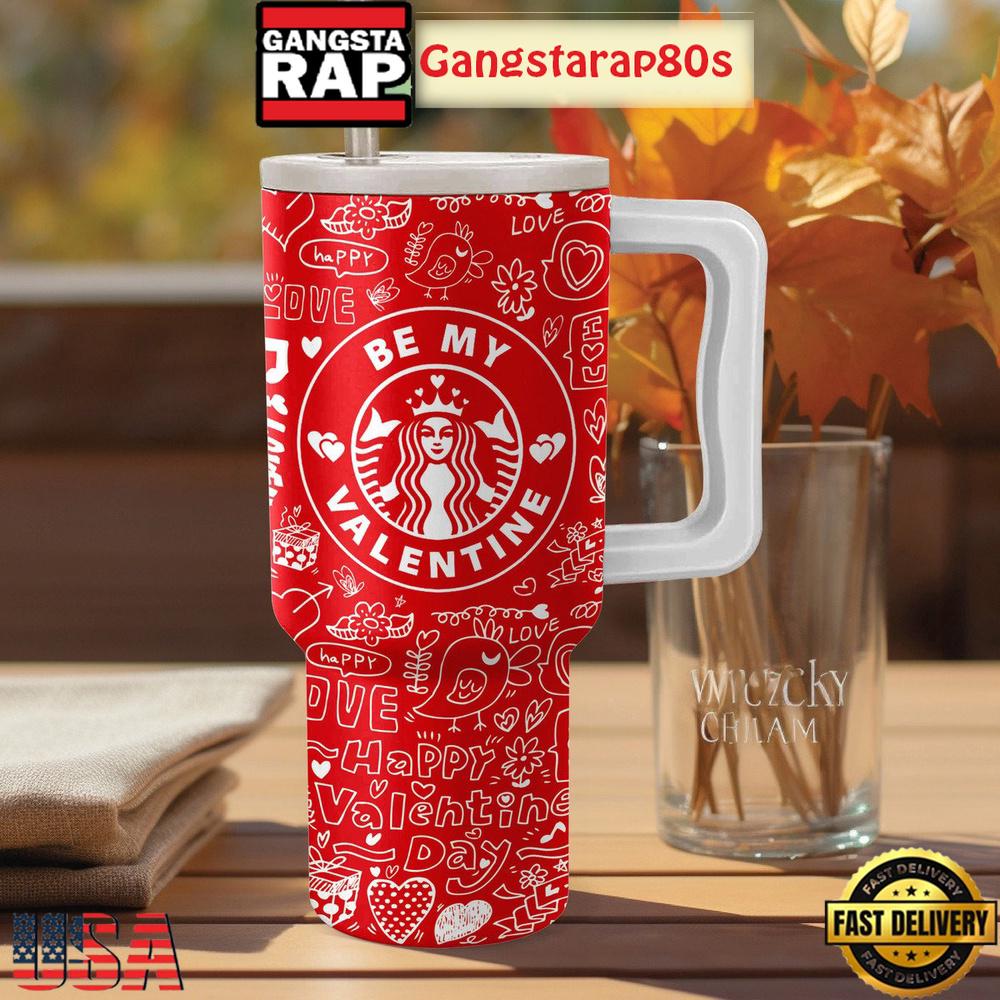 Starbucks Coffee Valentine Edition Tumbler Cup 40oz
