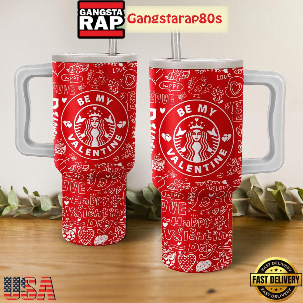 Starbucks Coffee Valentine Edition Tumbler Cup 40oz