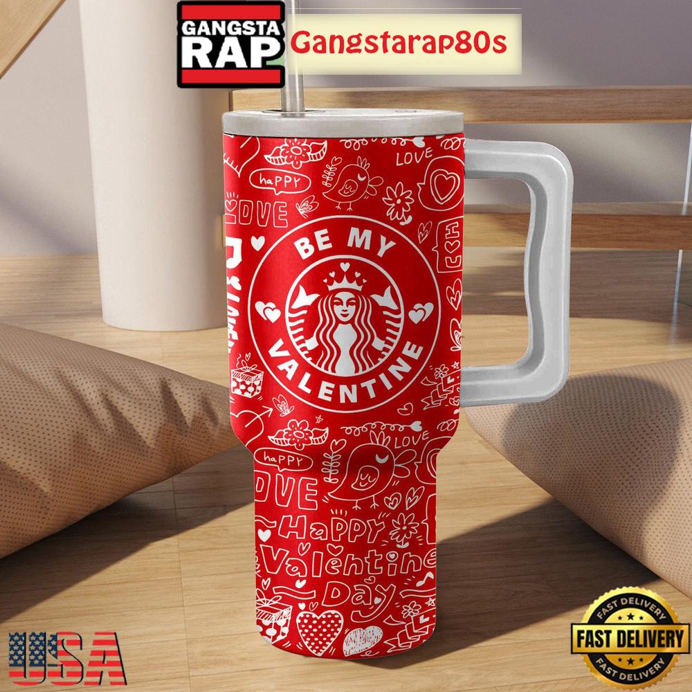 Starbucks Coffee Valentine Edition Tumbler Cup 40oz