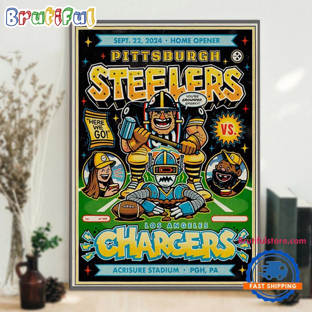 Steelers On September 22 2024 At Acrisure Stadium, Pittsburgh, PA Event Wall Art Poster Canvas