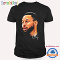 Stephen Curry Golden State Warriors Big Face Signature T Shirt