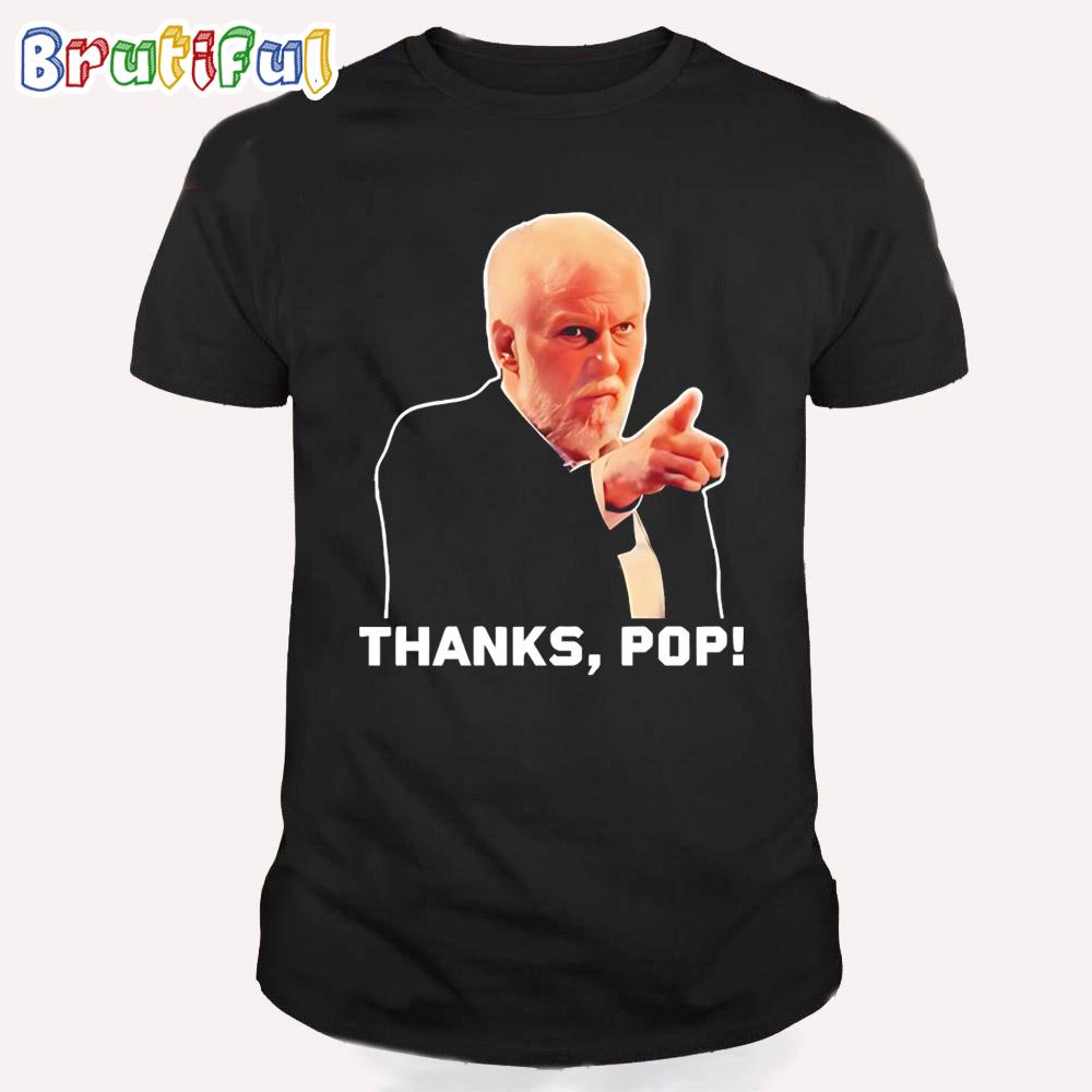 Steve Kerr And Ime Udoka Gregg Popovich Thanks Pop T Shirt