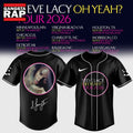 Steve Lacy Oh Yeah Tour 2026 Limited Edition Signature Baseball Jersey