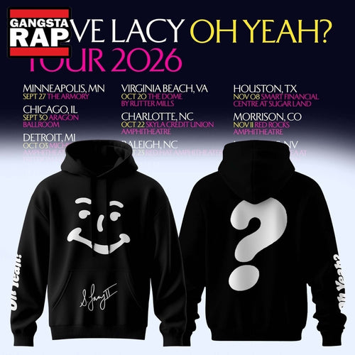 Steve Lacy Oh Yeah Tour 2026 Signature Black Hoodie