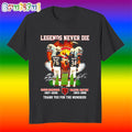 Steve Mcmichael and Walter Payton Legend Never Die Thank You T Shirt