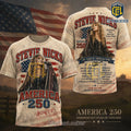 Stevie Nicks America 250 Music US Flag Vintage Collectible Graphic T-Shirt