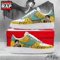 Stevie Nicks Custom Air Force 1 Shoes, Gypsy Lyrics Yellow Teal Graphic Sneakers, Music Air Force 1 Shoes