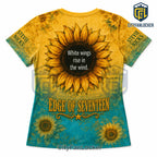 Stevie Nicks Edge of Seventeen Sunflower V-Neck T-Shirt