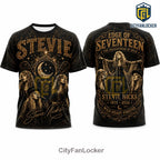 Stevie Nicks Enchantress Of Rock Moon Phases Black T-Shirt
