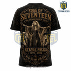 Stevie Nicks Enchantress Of Rock Moon Phases Black T-Shirt