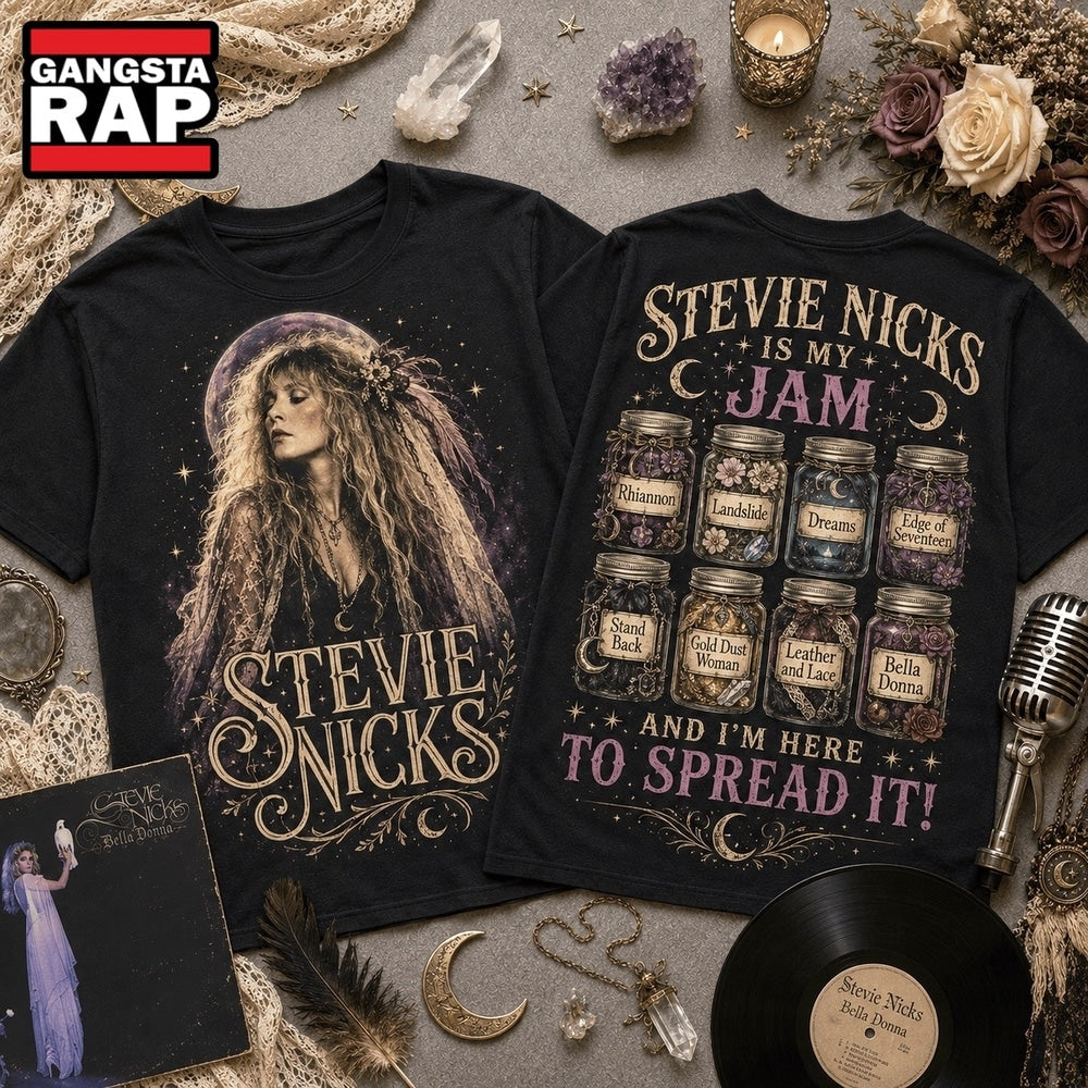 Stevie Nicks Is My Jam Mystical Moonlight T Shirt