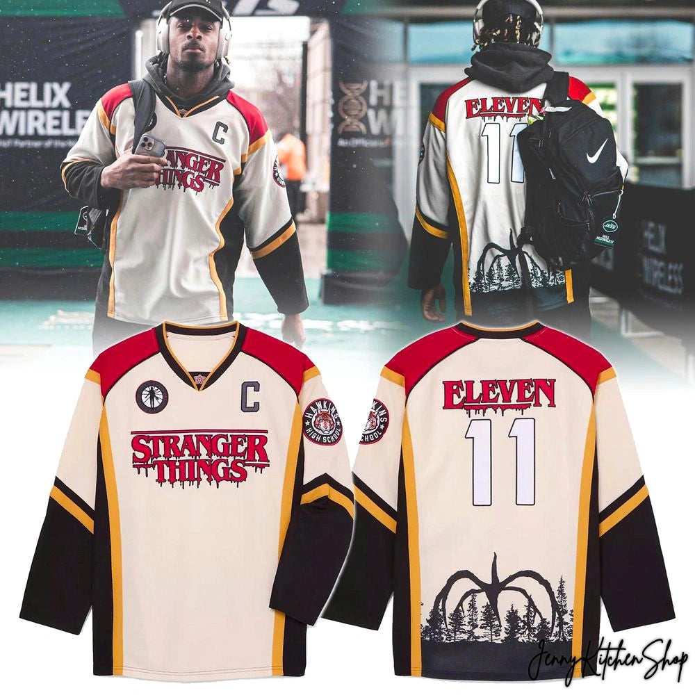 Stranger Things x Elevent Hawkins High School 2025 Hockey Jersey