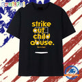 Strike Out Child Abuse Olive Crest San Diego Padres T Shirt