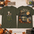 Styx Band Snoopy River of Ghostly Sound Olive Green T-Shirt