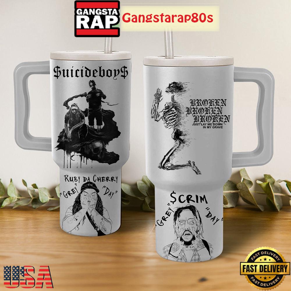 Suicideboys Ruby Da Cherry Tumbler Cup 40oz