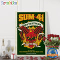 Sum 41 H-E-B Center Cedar Park TX Sept 28 2024 Tour Poster Canvas Art