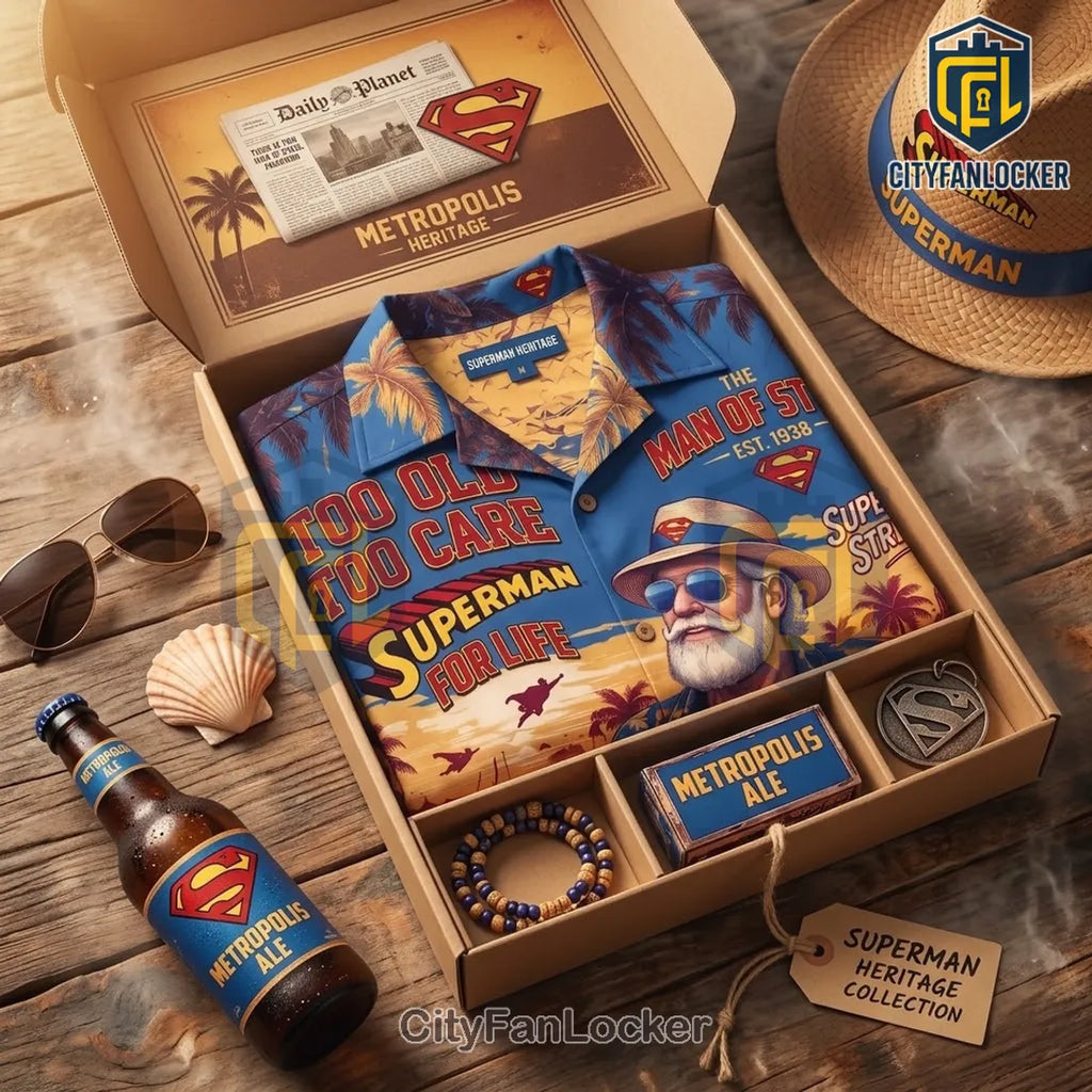 Superman Metropolis Ale Aloha Shirt
