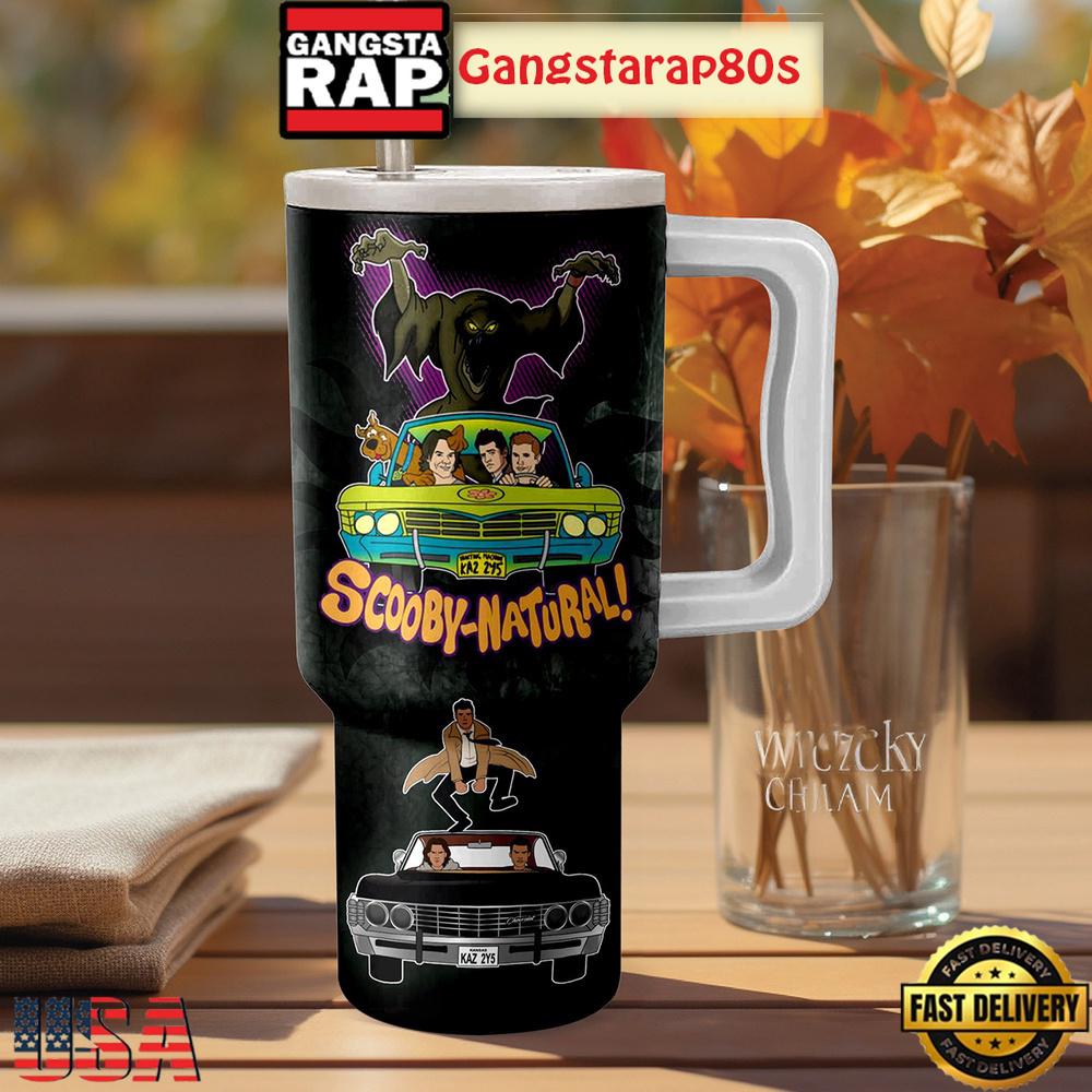 Supernatural Scooby-Doo Collab Fan Tumbler Cup 40oz
