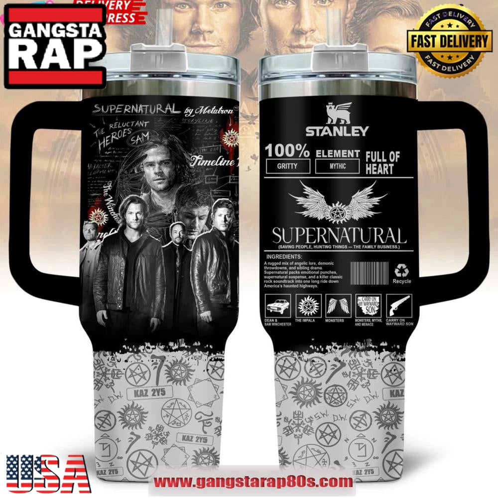 Supernatural x Stanley Limited Edition Tumbler Cup 40oz
