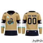 Tahoe Knight Monsters Golden Auction 2026 Custom Hockey Jersey