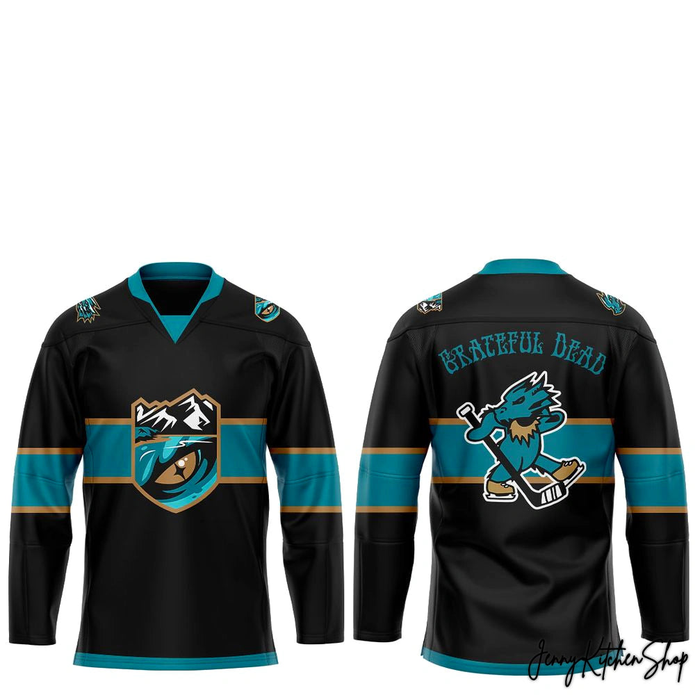 Tahoe Knight Monsters Grateful Dead Nights 2025 Limited Hockey Jersey