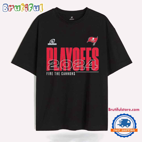 Tampa Bay Buccaneers 2024 Nfl Playoffs Fire the Cannons T Shirt