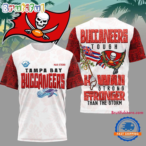 Tampa Bay Buccaneers 2026 NFL Hawaii Strong Limited Edition 3D Shirt