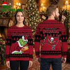 Tampa Bay Buccaneers Grinch Football Gift For Bucs Fans Ugly Christmas Sweater