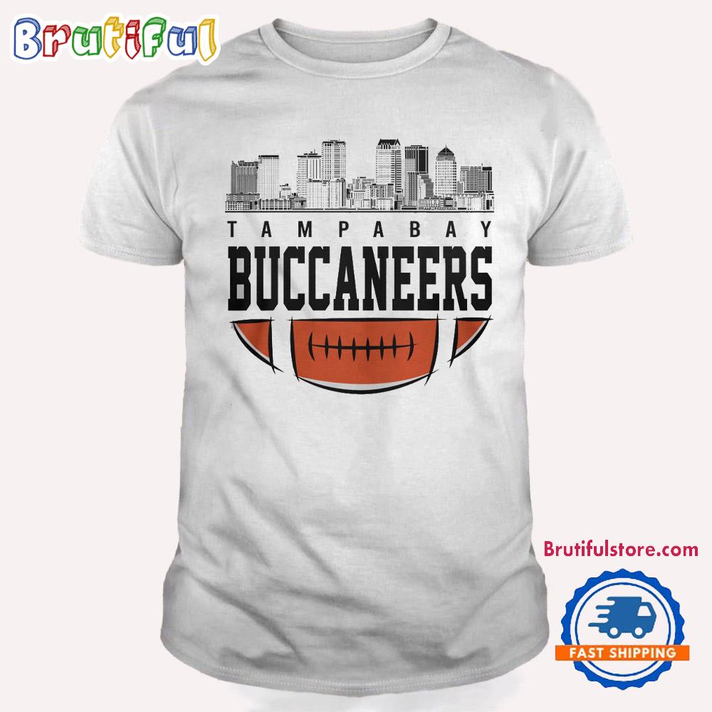Tampa Bay Buccaneers NFL 2025 City Skyline T Shirt