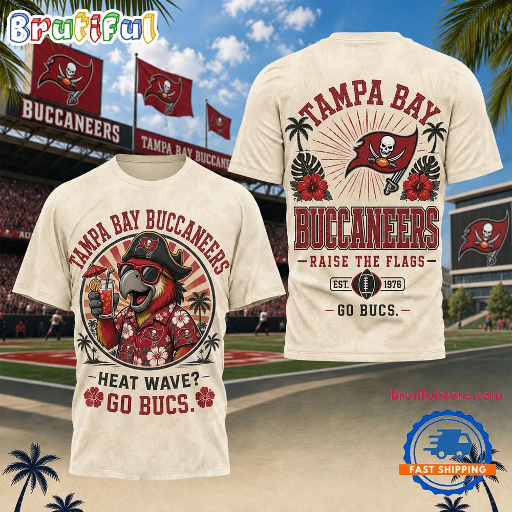Tampa Bay Buccaneers NFL Beach Vibes Summer Limited Edition 3D Shirt