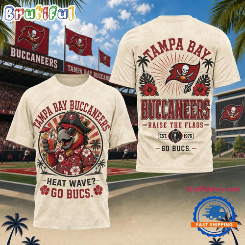Tampa Bay Buccaneers NFL Beach Vibes Summer Limited Edition 3D Shirt