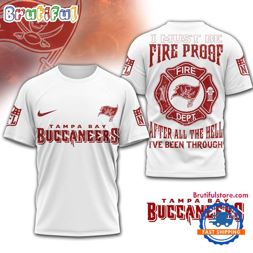 Tampa Bay Buccaneers NFL Built By Fire Game Day Limited Edition 3D Shirt
