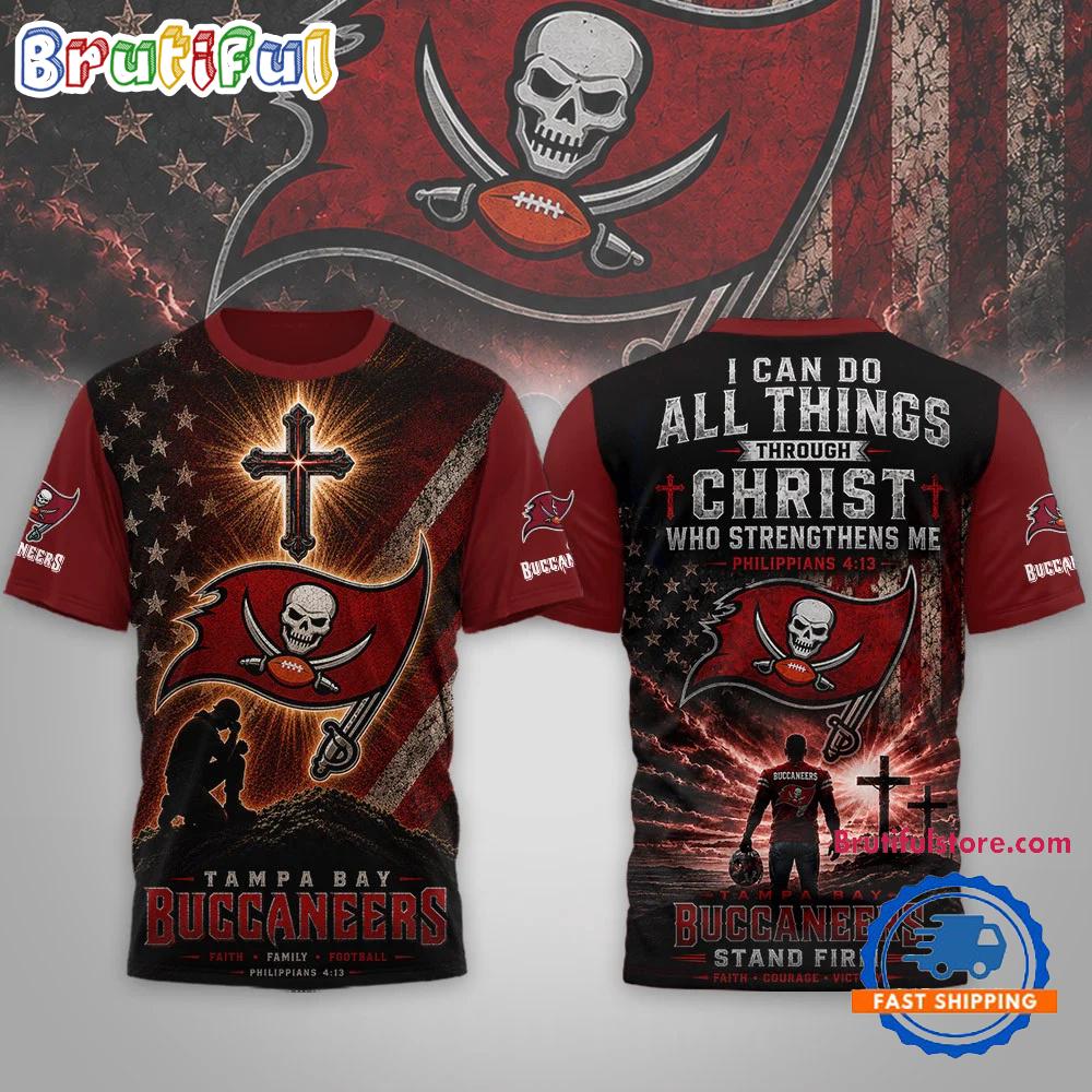 Tampa Bay Buccaneers NFL Faith Family Limited Edition 3D Shirt