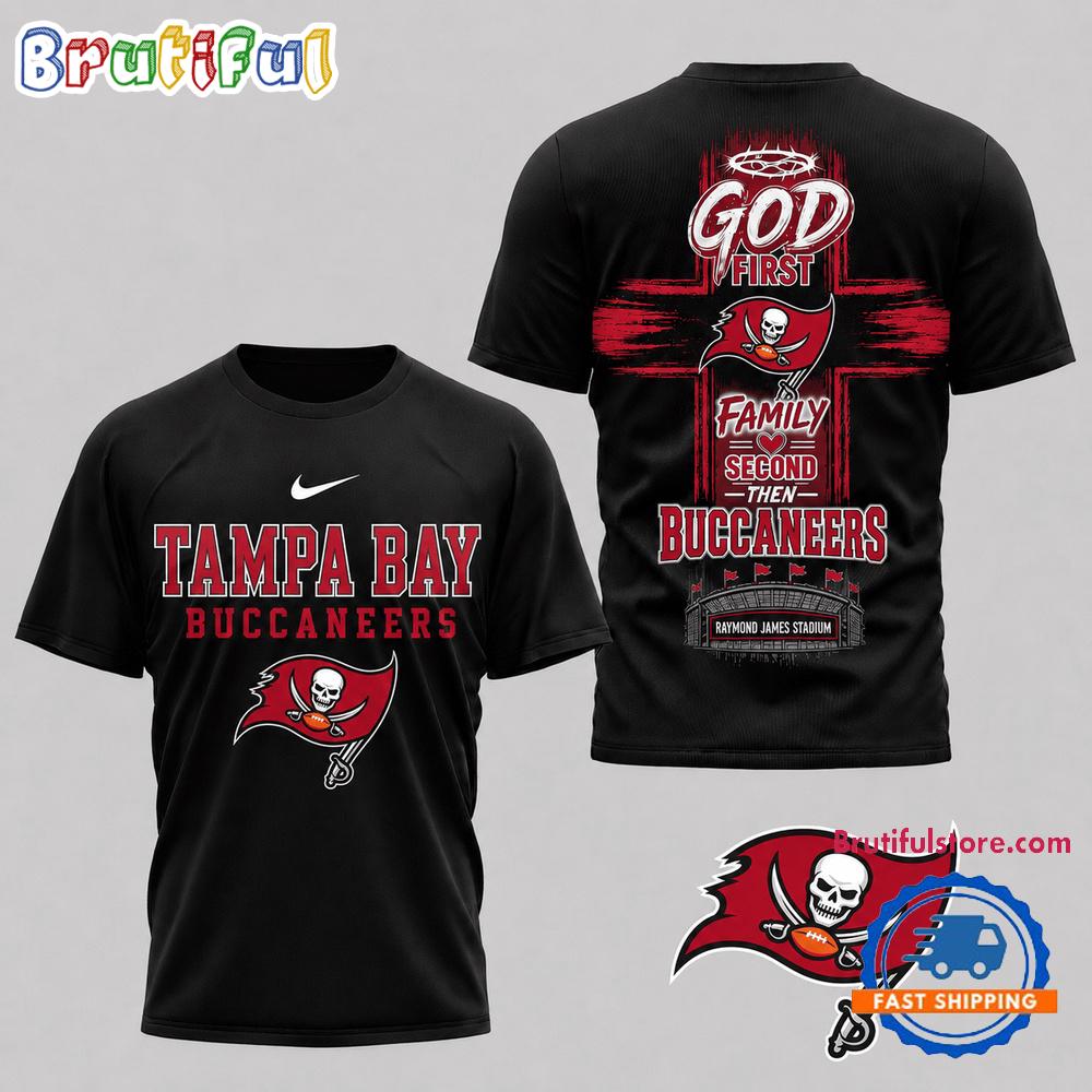 Tampa Bay Buccaneers NFL Faith Family Team Pride 3D T Shirt