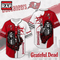 Tampa Bay Buccaneers NFL Game Day Grateful Dead Baseball Jersey Shirt