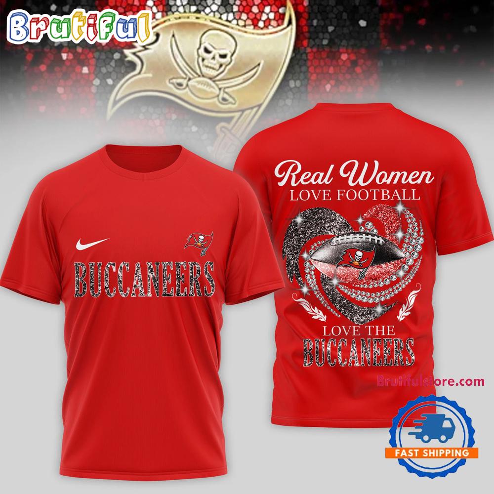 Tampa Bay Buccaneers NFL Real Women Love Football Limited Edition 3D Shirt