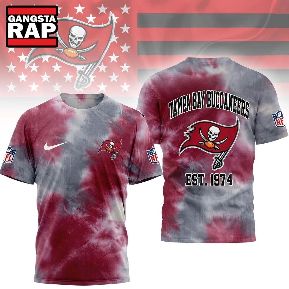 Tampa Bay Buccaneers NFL Sunday Legends Tie Dye 3D Shirt, Football New Design Shirt