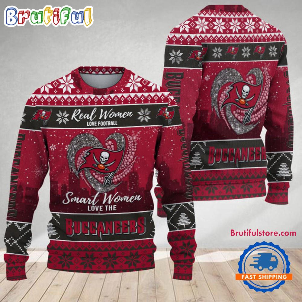 Tampa Bay Buccaneers Real Women Love Football Ugly Christmas Sweater