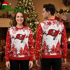 Tampa Bay Buccaneers Skull And Crossbones Christmas Tree Ugly Christmas Sweater