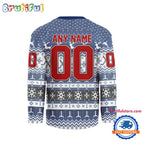 Tampa Bay Lightning 2025 NHL Christmas Personalized Hockey Jersey Design