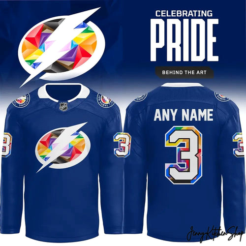 Tampa Bay Lightning Celebrating Pride 2026 Hockey Jersey