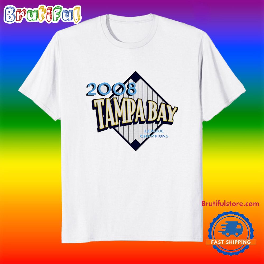 Tampa Bay Rays 2008 World Champions Back to Back T Shirt